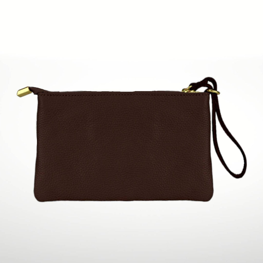 Irene Leather Clutch Bag - Italy