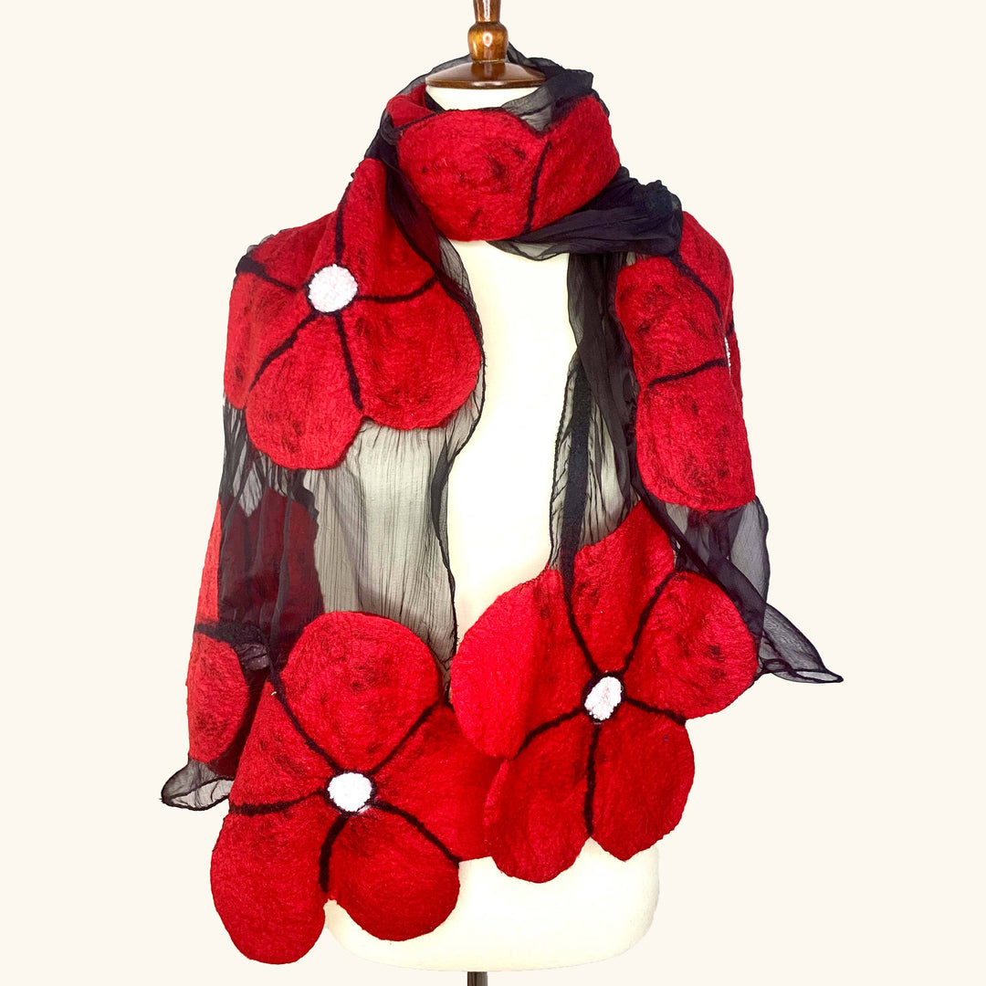 Winter Flower Scarf