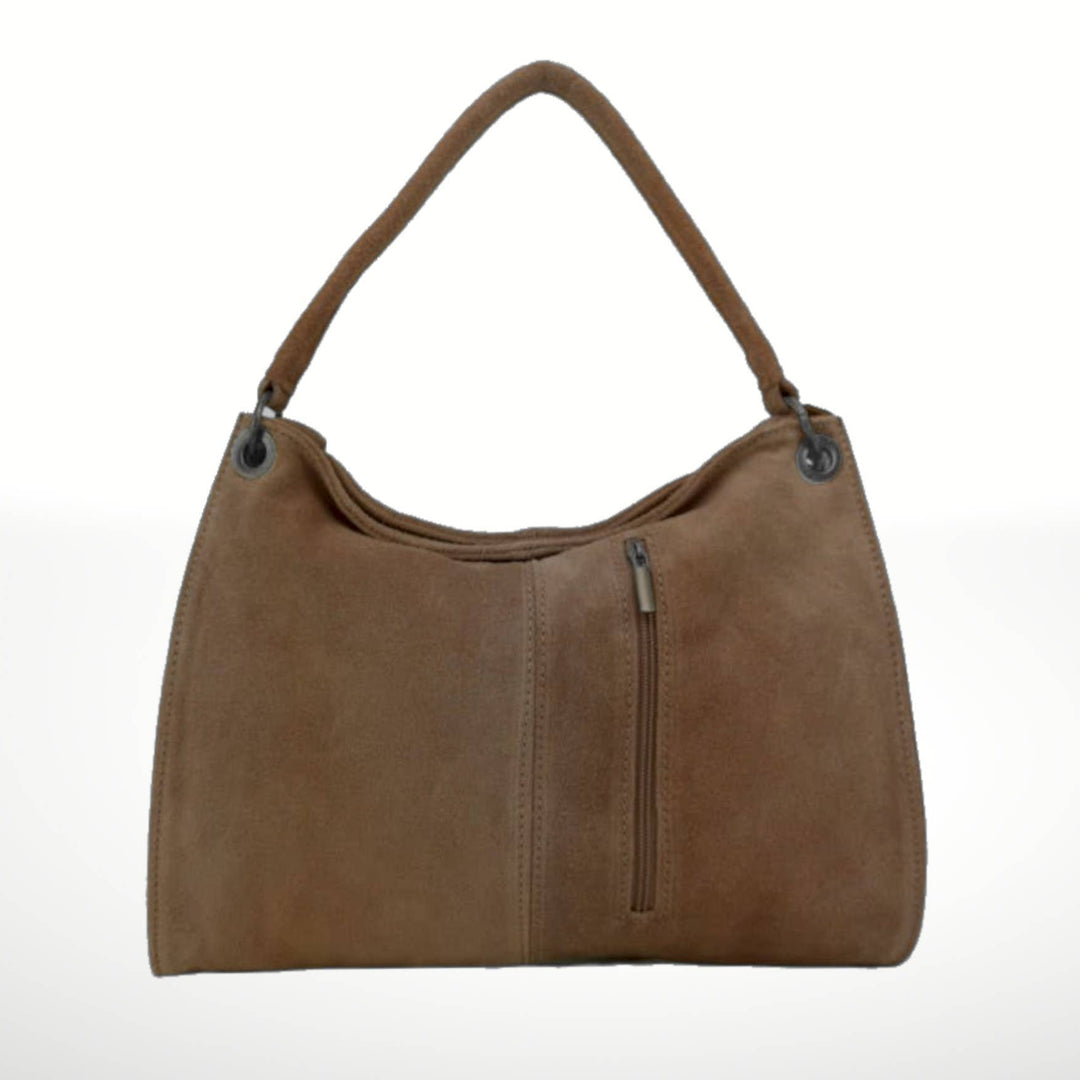 Riccio Suede Leather Bag - Italy