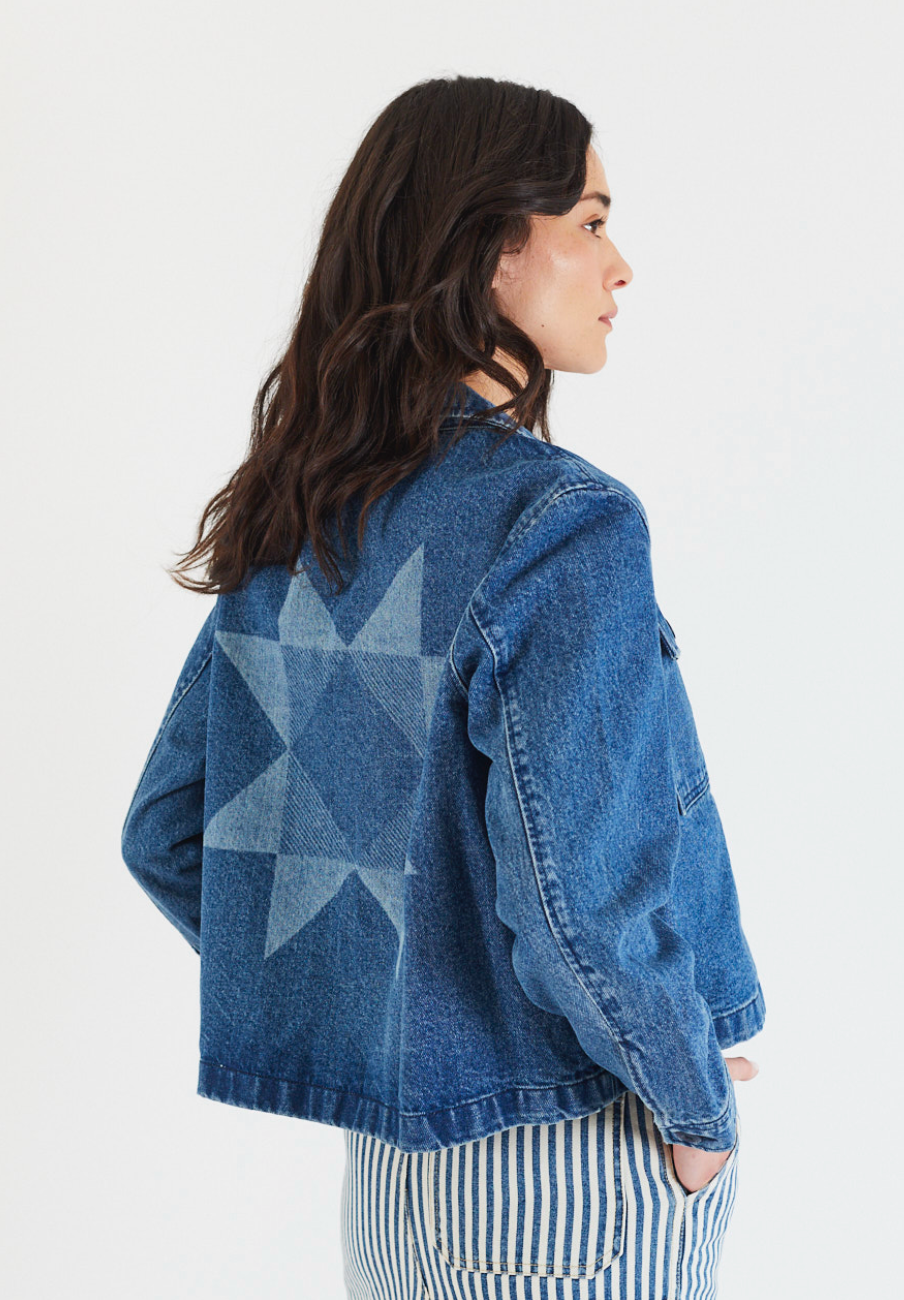 Cottage Denim Shacket