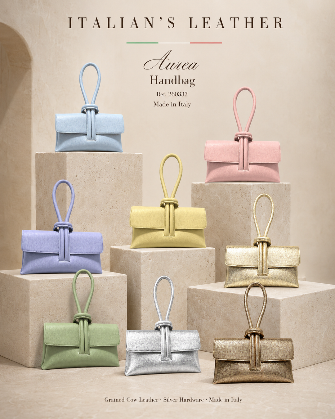 AUREA - Leather handbag 260333
