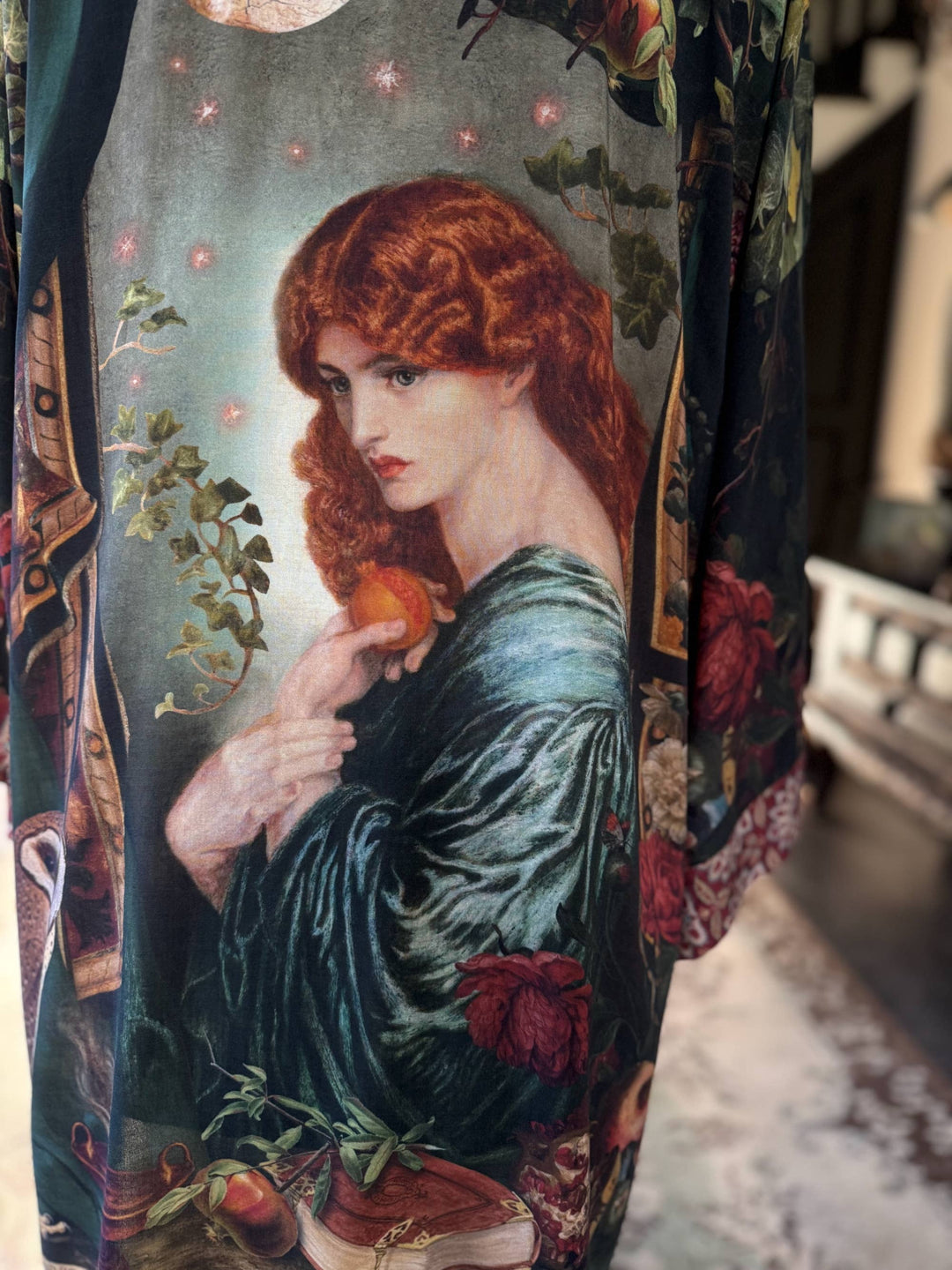 Solstice Matineé (mid-length) Duster w/ Persephone & Moon