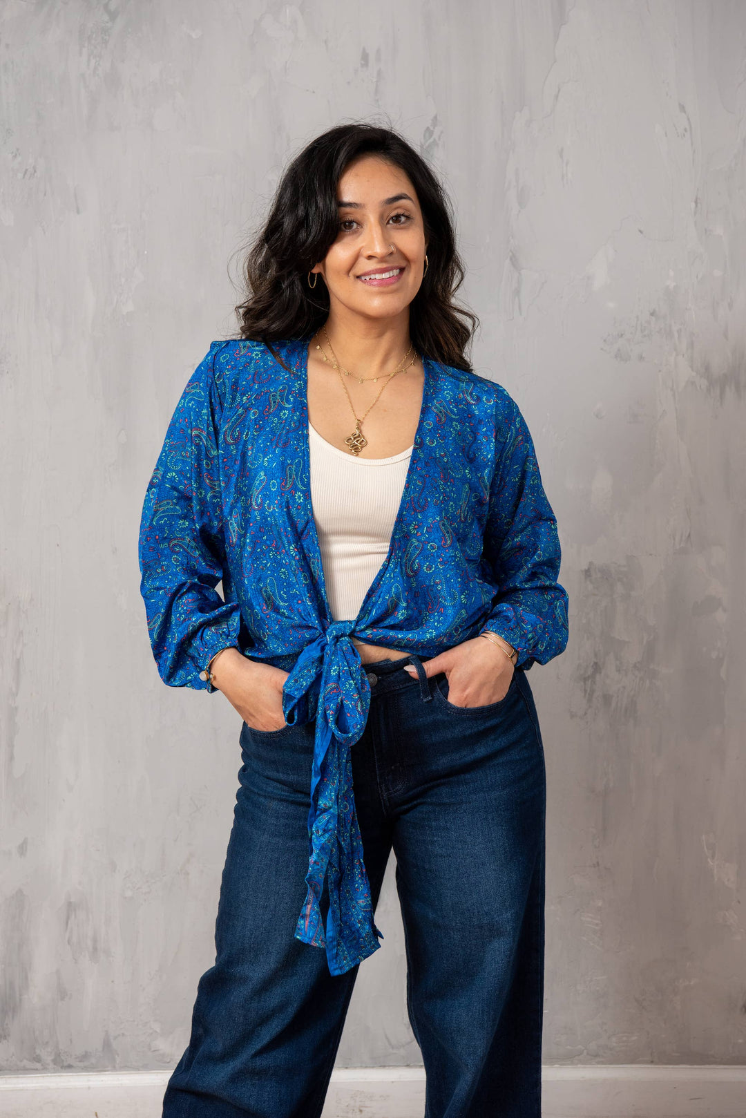 Sari Tie Blouse