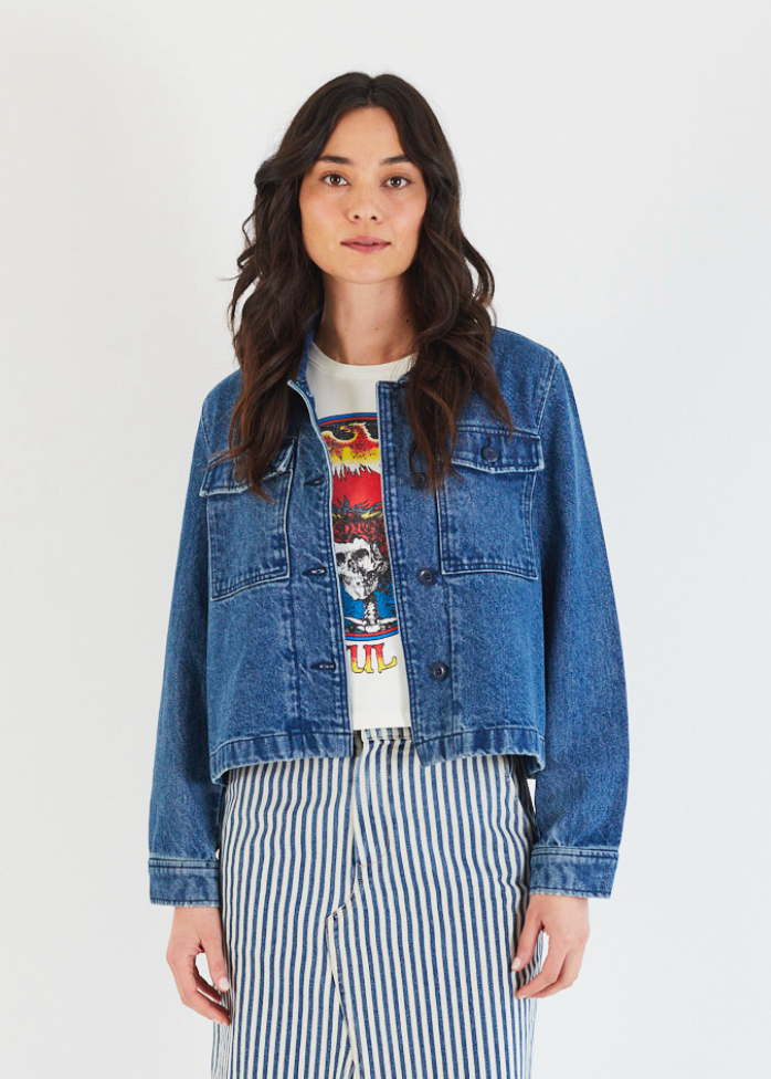 Cottage Denim Shacket