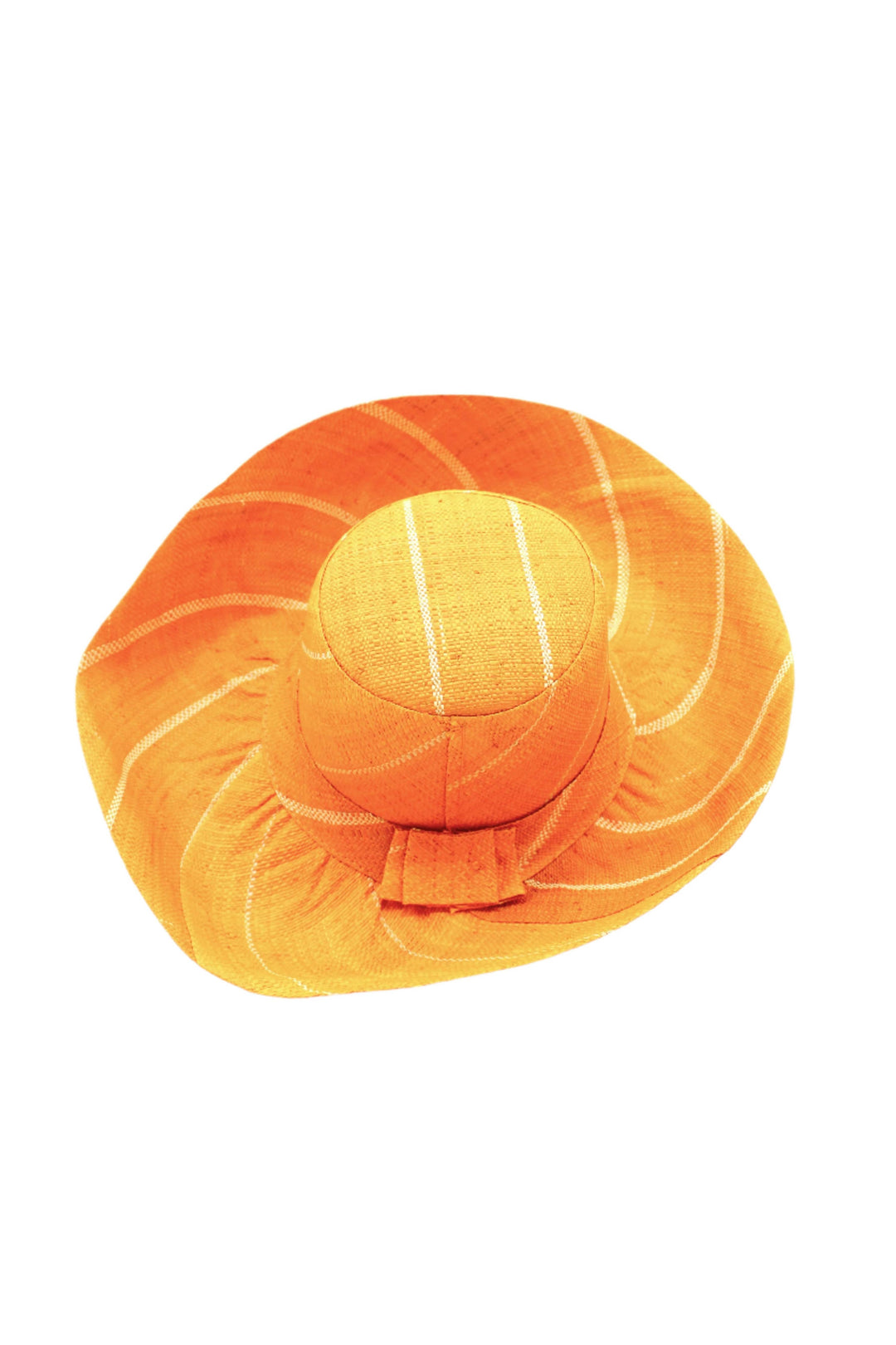 Sun Hats: Pinstripe Packable 5" & 7" Brim Raffia Straw