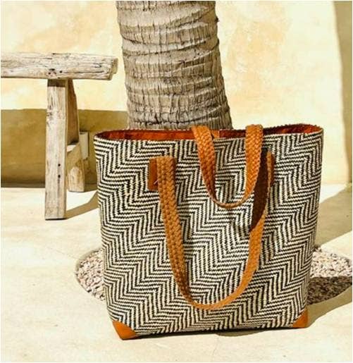 Oversized Rattan Tote Bag - Borneo