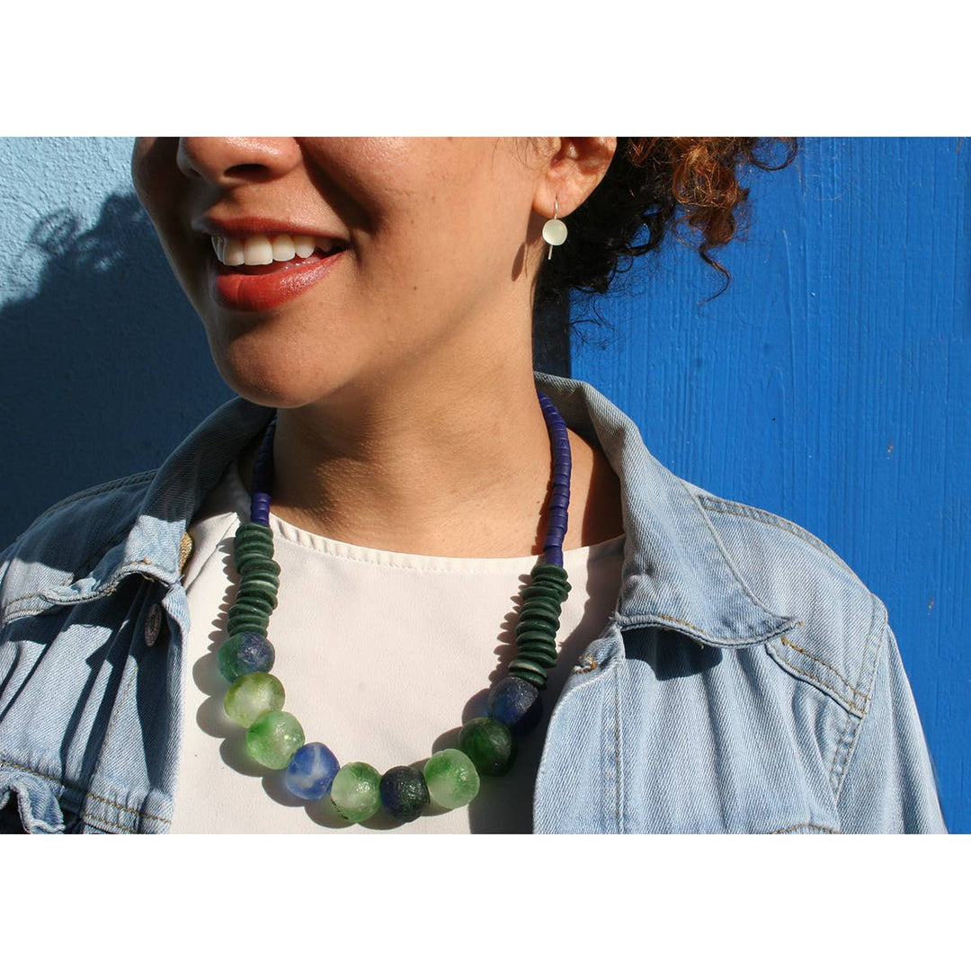 Open Seas: Necklace - Blue