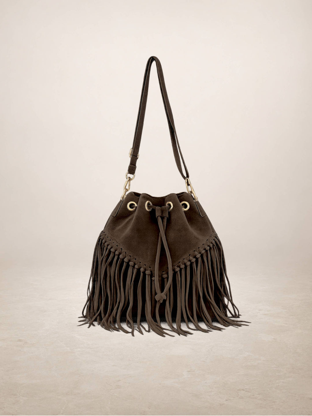 EMANUELA - Suede leather bag 220419
