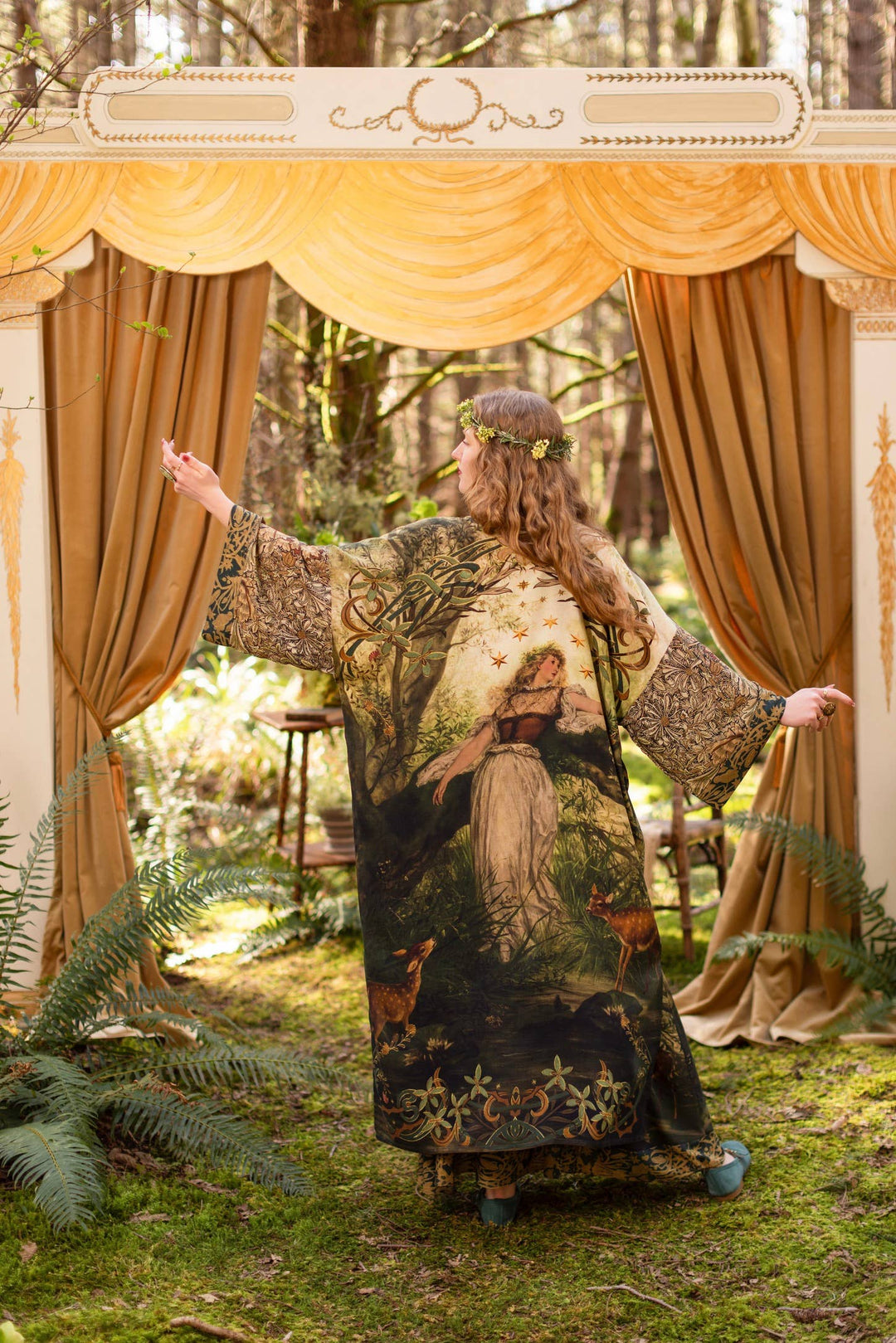 The Dawning Opera Duster Kimono Robe ft. Ophelia & Fawn