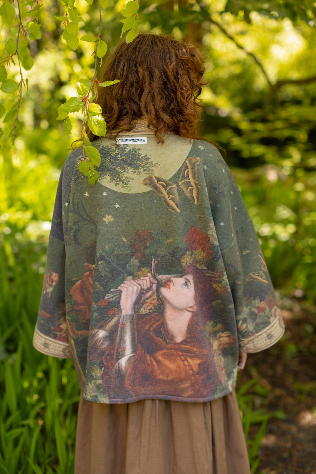 The Messenger Fleece Cottage Cardigan Jacket w/ Joan of Arc - Canada