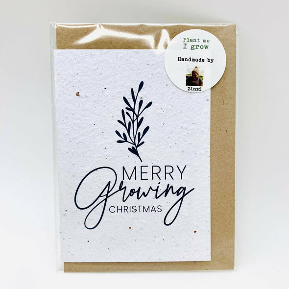 Growing Paper Holiday Cards