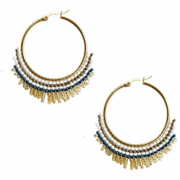 Armada Hoop Embera Earrings - Colombia