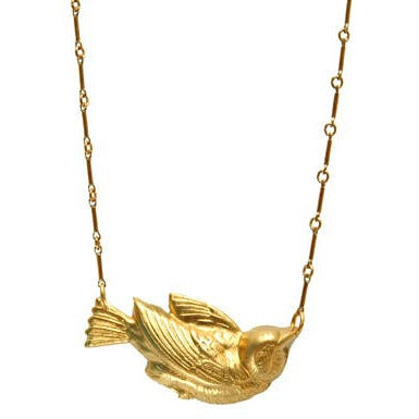 Golden Bird Necklace - Salem, Massachusetts