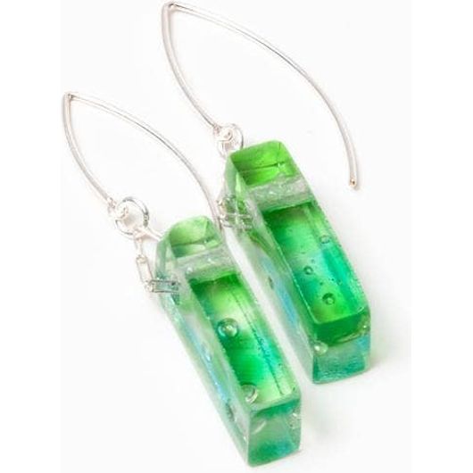 Mosaic Stiletto Sterling Silver Earrings, Confetti - USA