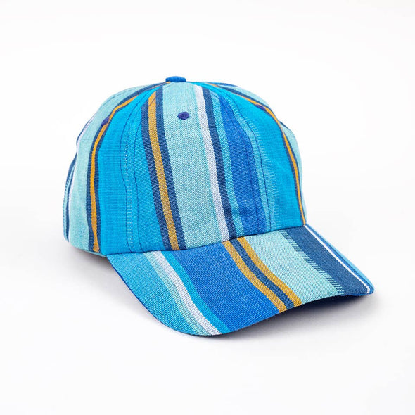 Handwoven Baseball Cap - Blue