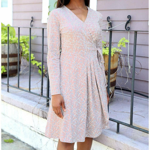 Daphne Organic Wrap Dress