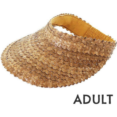 Straw Sun Visor Summer Beach Hat Cap - Bali, Indonesia