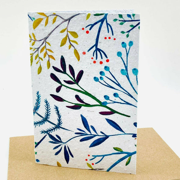 Growing Paper greeting card - More Plants