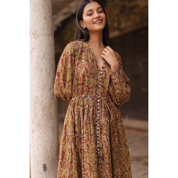 Kalamkari Dress (Eartha Dress) - Jaipur, India