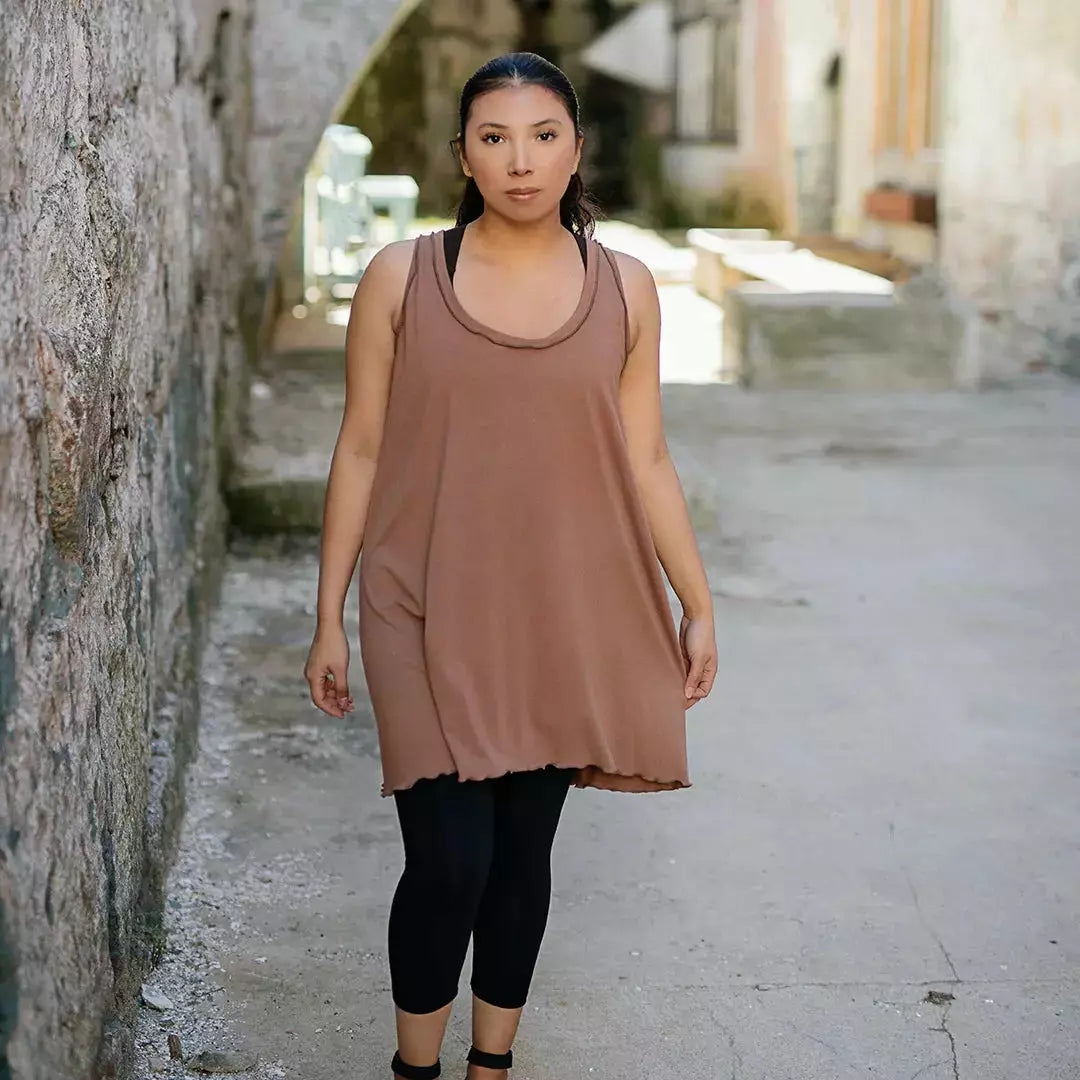 ANGELROX® SHIFT bamboo tunic tank - USA