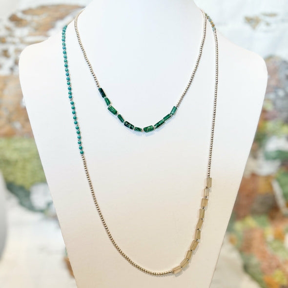 Silver Wrap Bracelet and Necklace Combo - Thailand