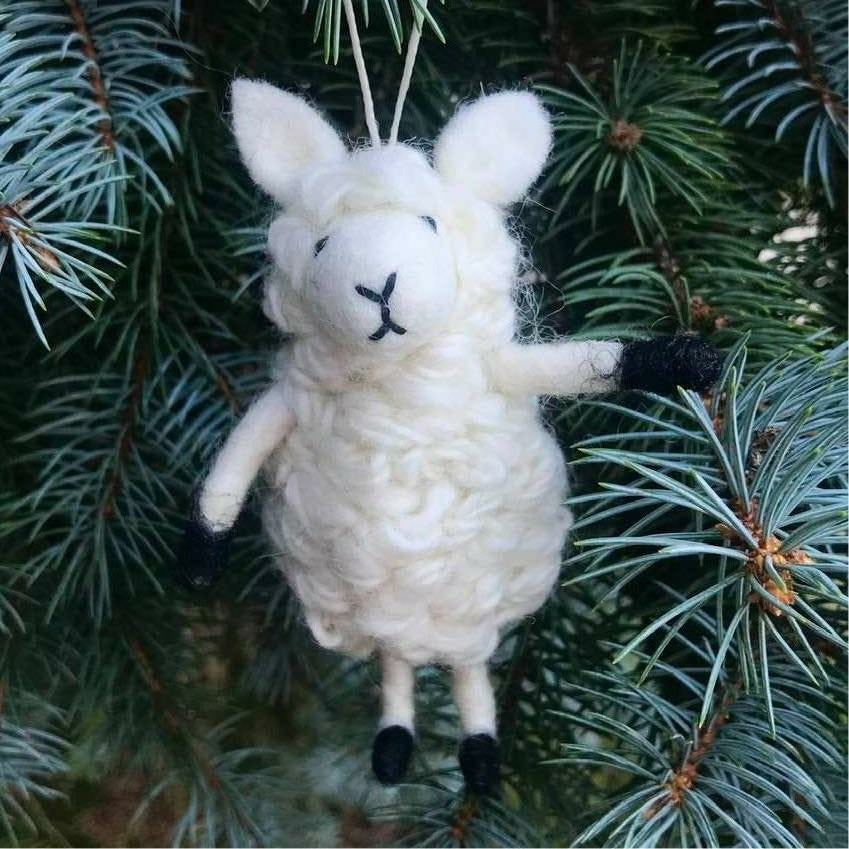 White Sheep Ornaments - Nepal