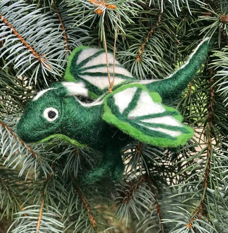 Holiday Ornament Dragon - Nepal