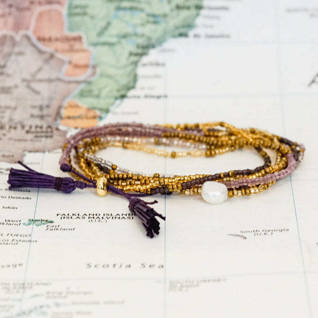 Beach Comber Wrap Necklace/Bracelet - Ecuador