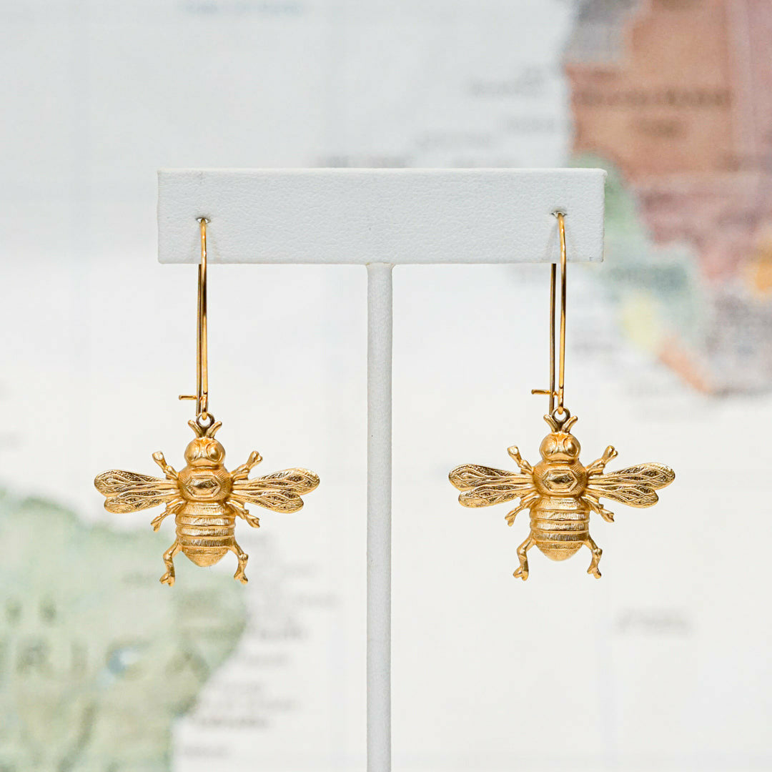 Bee Earrings - Salem, Massachusetts