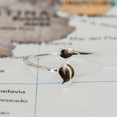 Semi-Colon Sterling Silver Ring - Peru