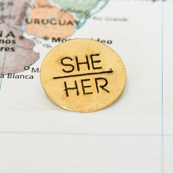 Pronoun Pin: She/Her - India