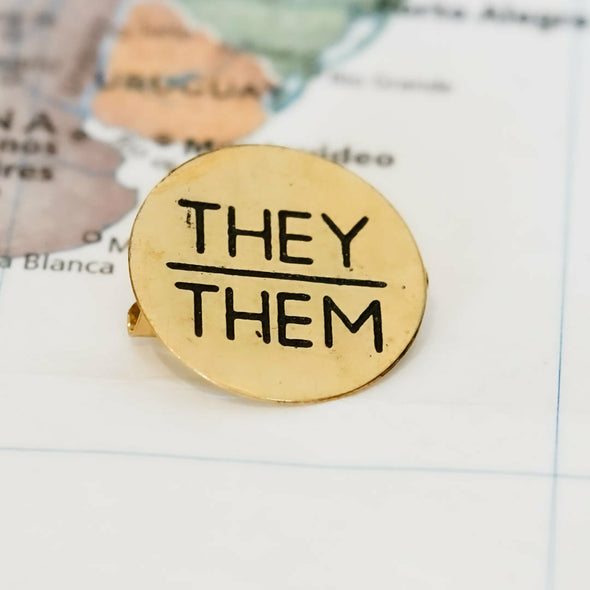 Pronoun Pin: They/Them - India