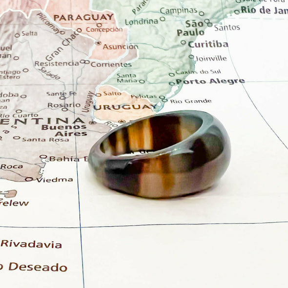 Rainey Domed Horn Ring, Toadstool- Vietnam