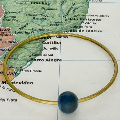 Collectable Painted Horn Bangle - Vietnam