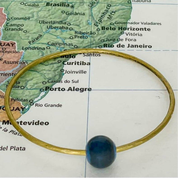 Collectable Painted Horn Bangle - Vietnam