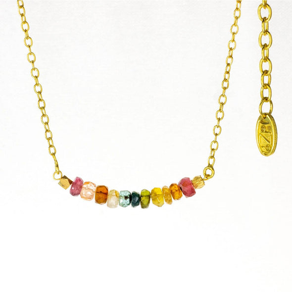 Rainbow Bar Necklace