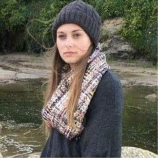 Chunky Tweed Scarf - Charcoal - New Delhi