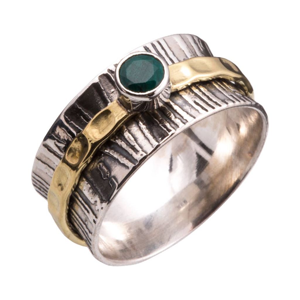 Alms Emerald Meditation Ring