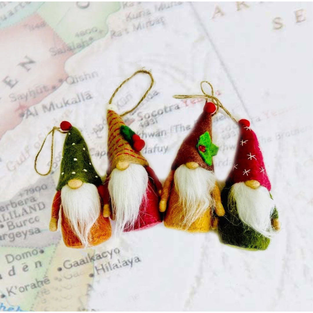 Felt Gnome Ornaments - Nepal