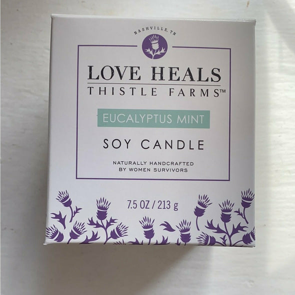 Love Heals Candle Eucalyptus Mint