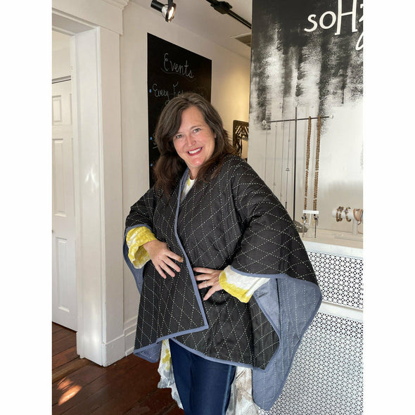 Naari Reversible Poncho - India
