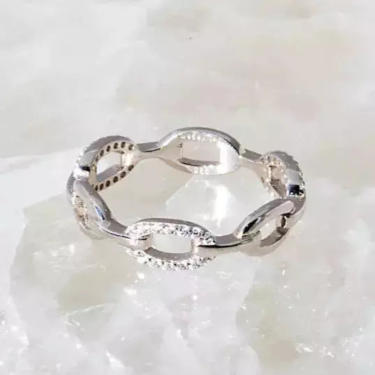 Links Ring - Sterling Silver